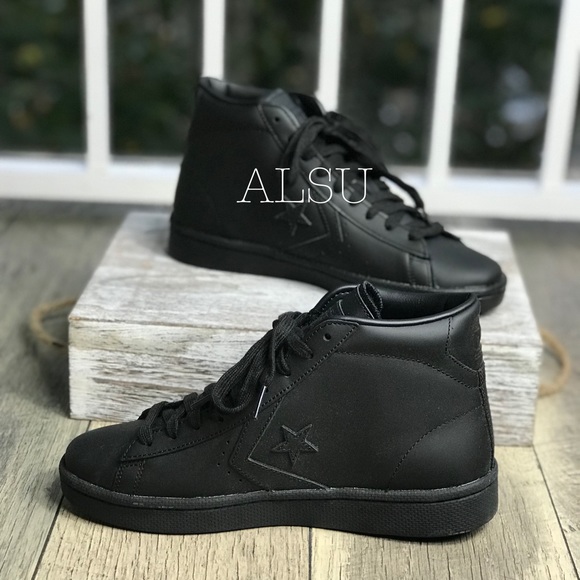 NWT Converse PL 76 MID Black Black W AUTHENTIC - Picture 3 of 7